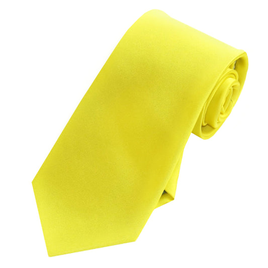 yellow slim tie 