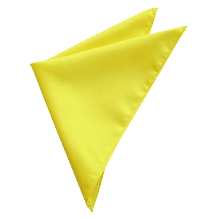 bright yellow pocket square