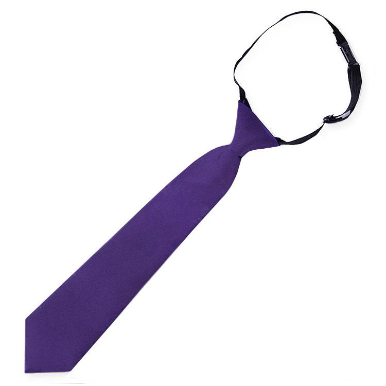 dark purple little boy's tie