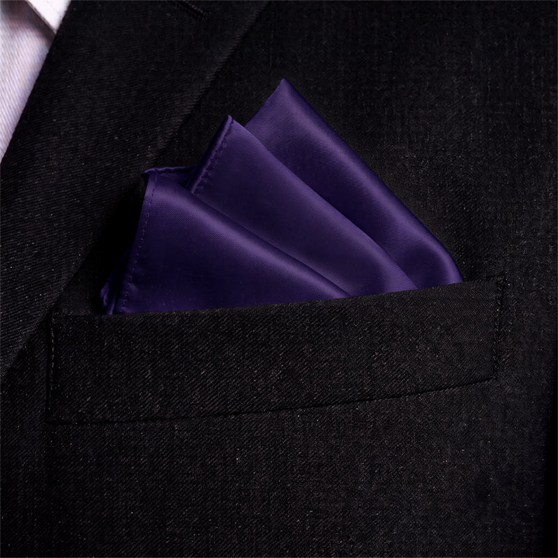 Dark Purple Pocket Square