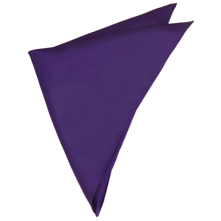 dark purple pocket square