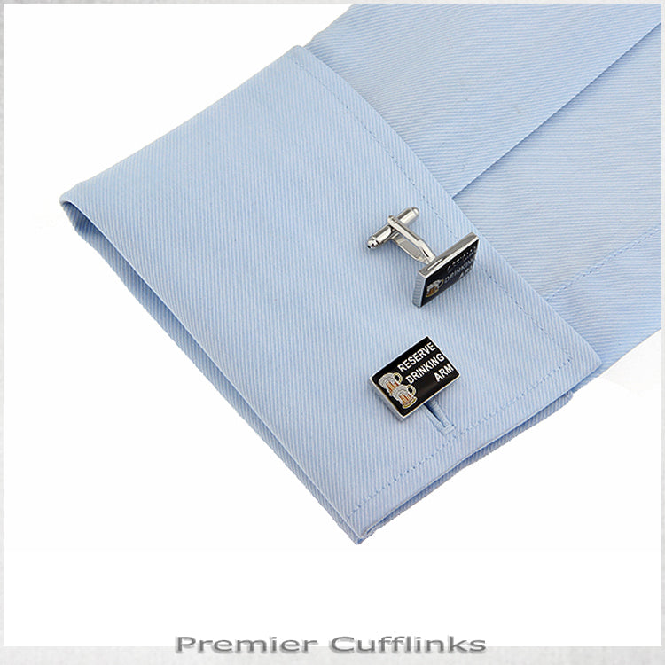 Drinking Hand Cufflinks