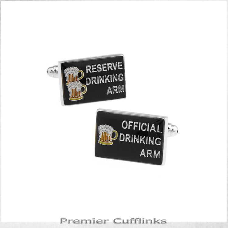Drinking Hand Cufflinks