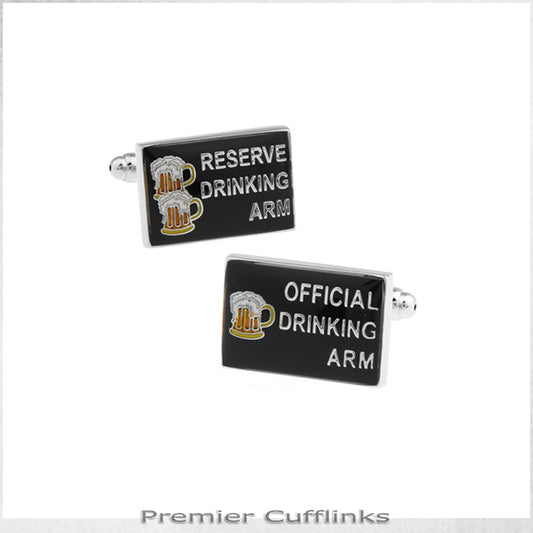 Drinking Hand Cufflinks