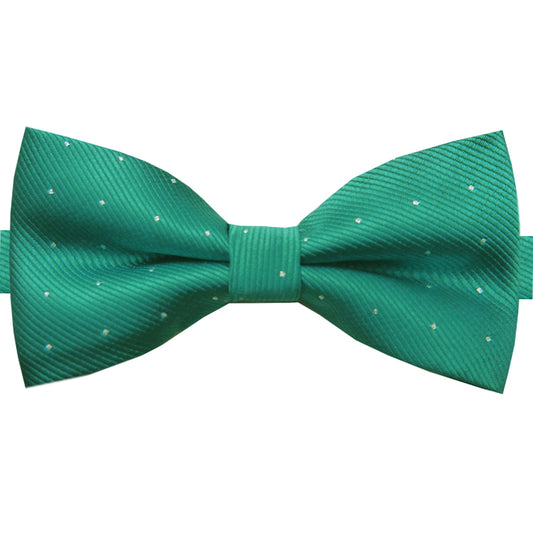 teal with polka dots bow tie