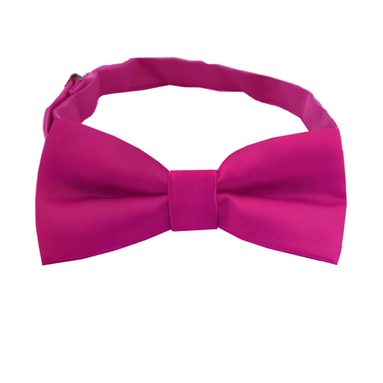 Fuschia Magenta Boys Bow Tie