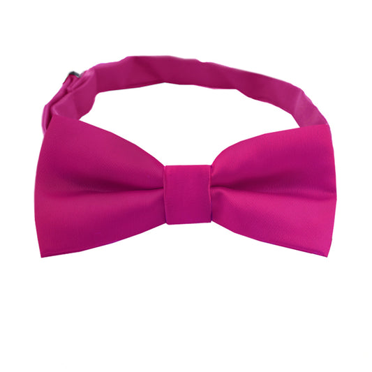 Fuschia Magenta Boys Bow Tie