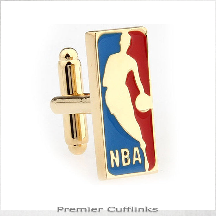 Gold NBA Cufflinks