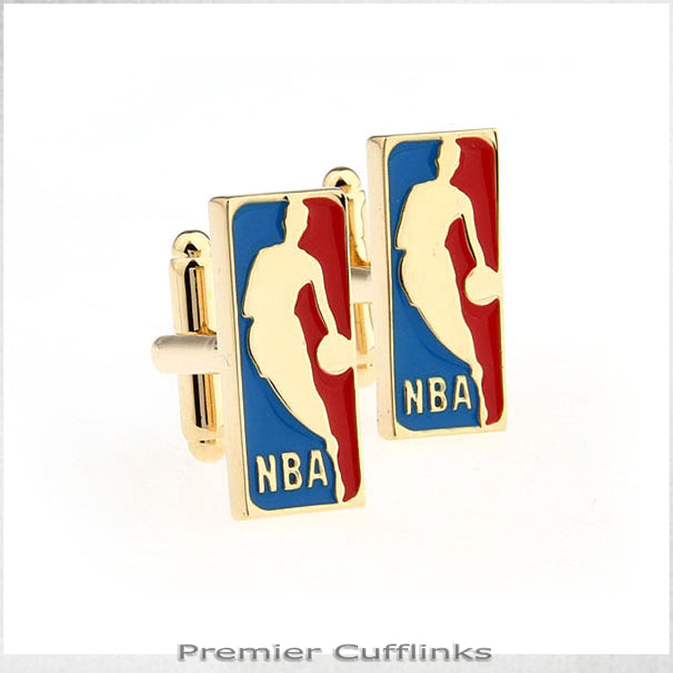 Gold NBA Cufflinks