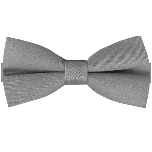  gun metal cotton bow tie