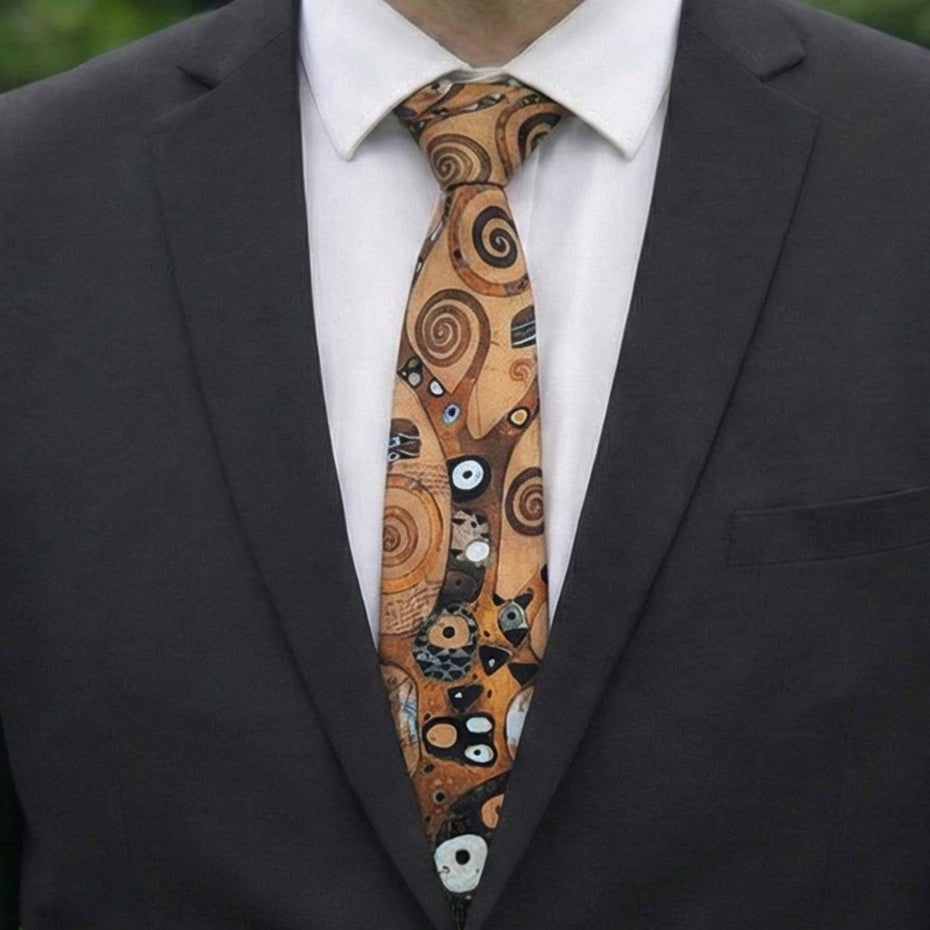 Gustav Klimt’s The Tree of Life Tie