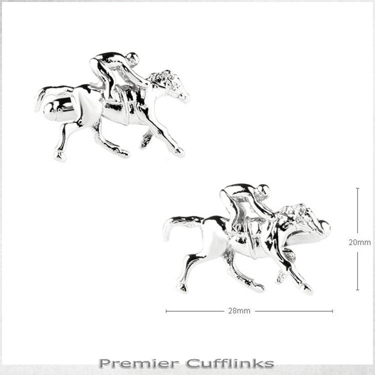 Horse and Jockey Cufflinks