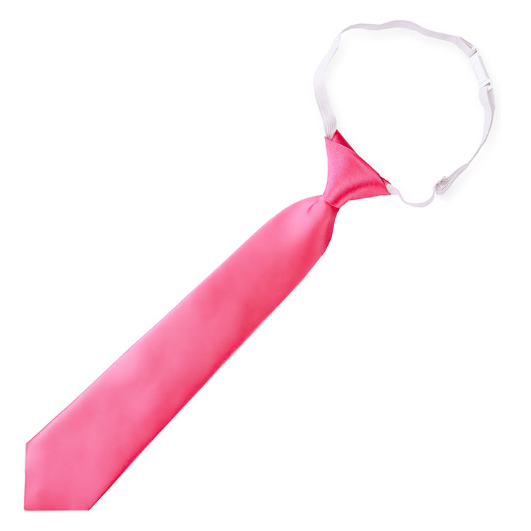 hot pink little boy's tie