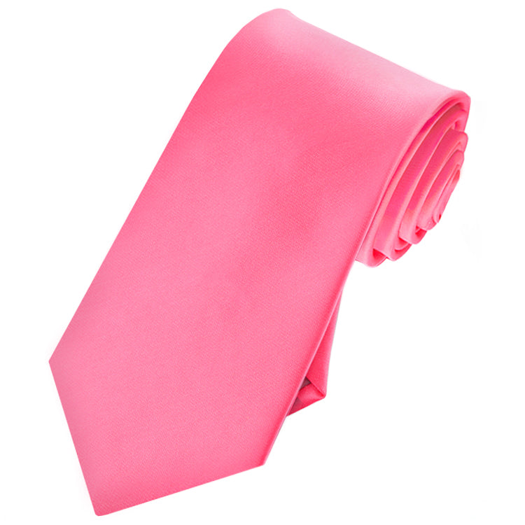 pink slim tie 