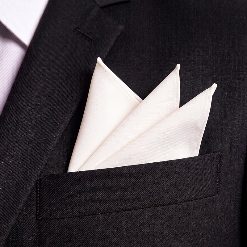 Ivory Pocket Square