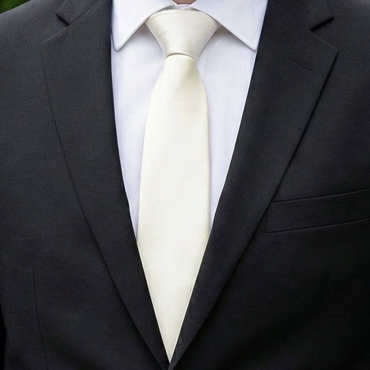 Ivory 8.5cm Tie