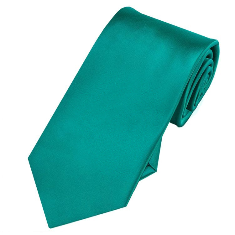jade green slim tie 