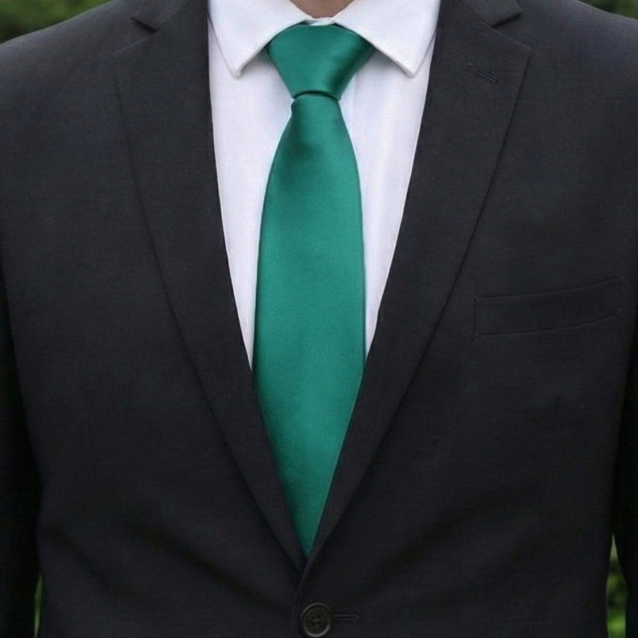 Mens Jade Green Tie