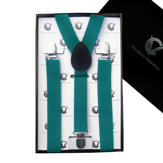 Men's Jade Green Braces Y2.5cm 