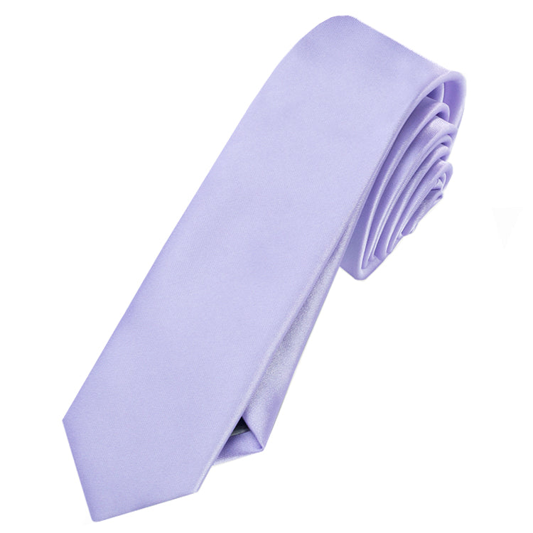 Mens Lavender Skinny Tie