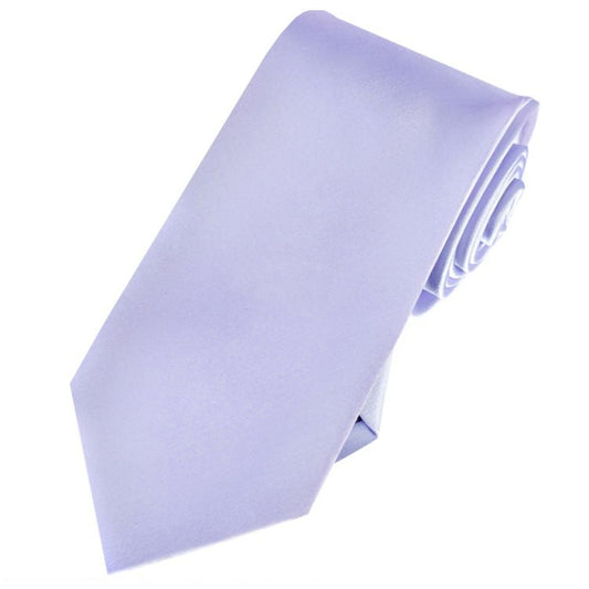 lavender purple slim tie