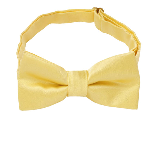 light gold boy's bow tie