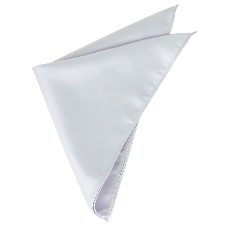 silver pocket square