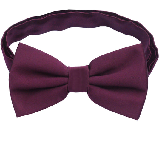 maroon bow tie
