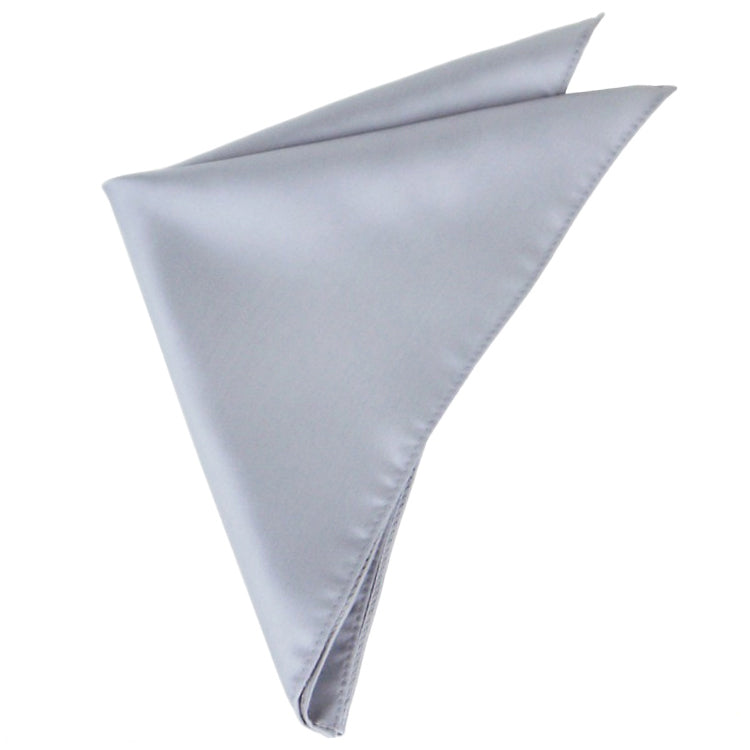 silver pocket square
