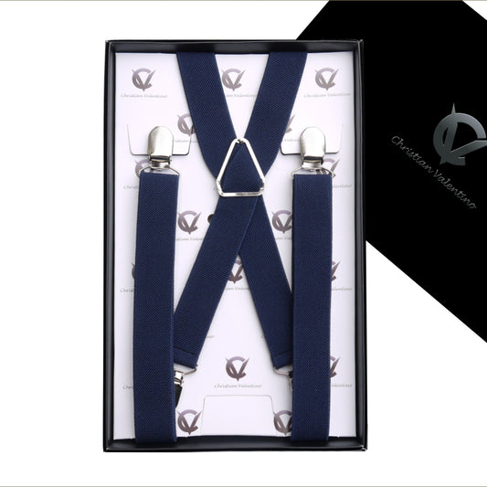 Men's Midnight Blue X2.5cm Braces 