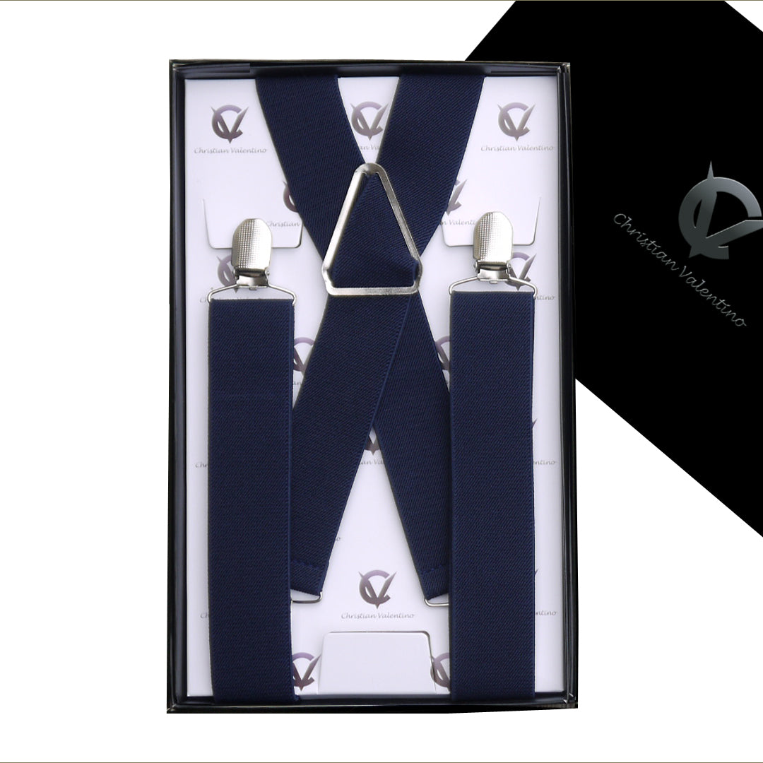 Men's Midnight Blue X3.5cm Braces 