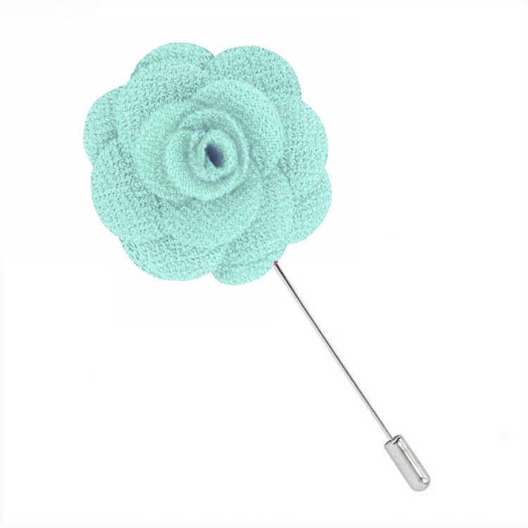 Dark Lavender Floral Lapel Pin
