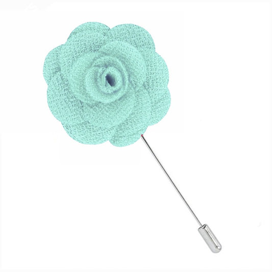 Dark Lavender Floral Lapel Pin