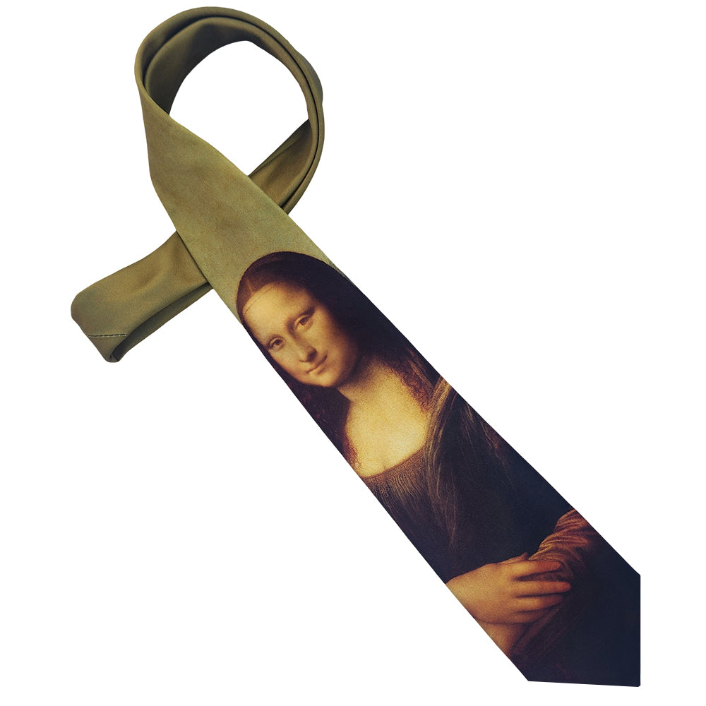 Van Gogh Wheat Fields with Cypruses Slim Tie