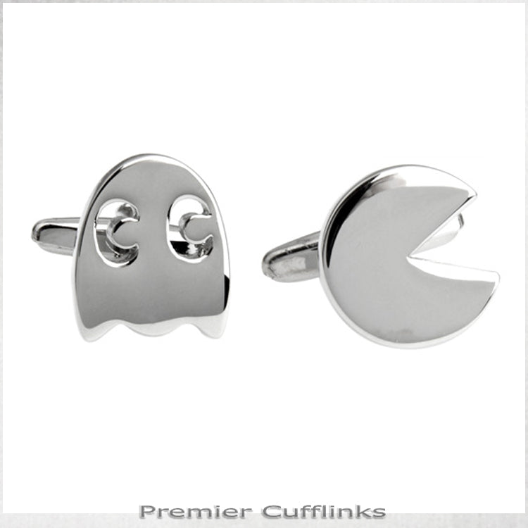 Pacman & Ghost Cufflinks
