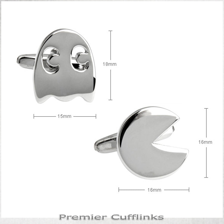 Pacman & Ghost Cufflinks