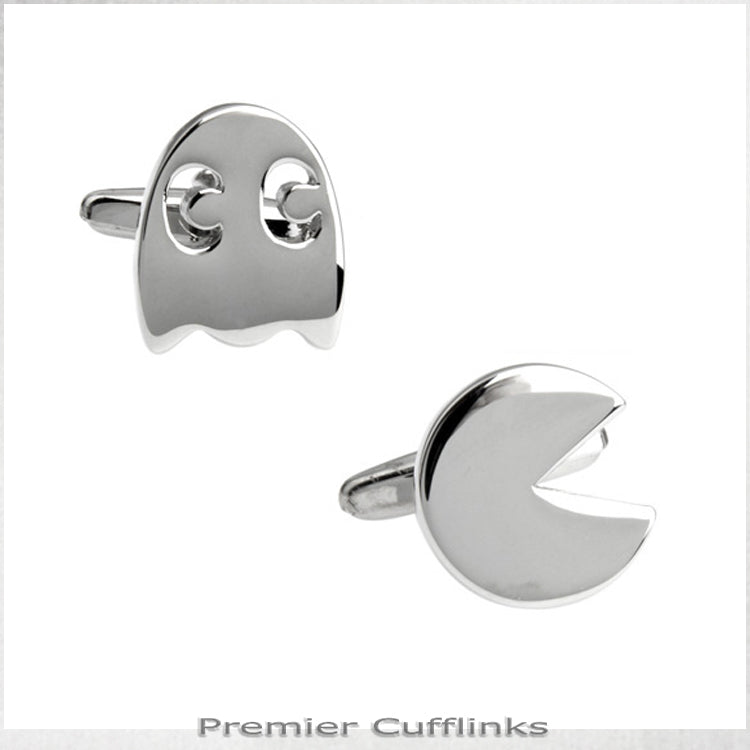 Pacman & Ghost Cufflinks