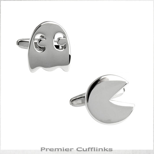 Pacman & Ghost Cufflinks