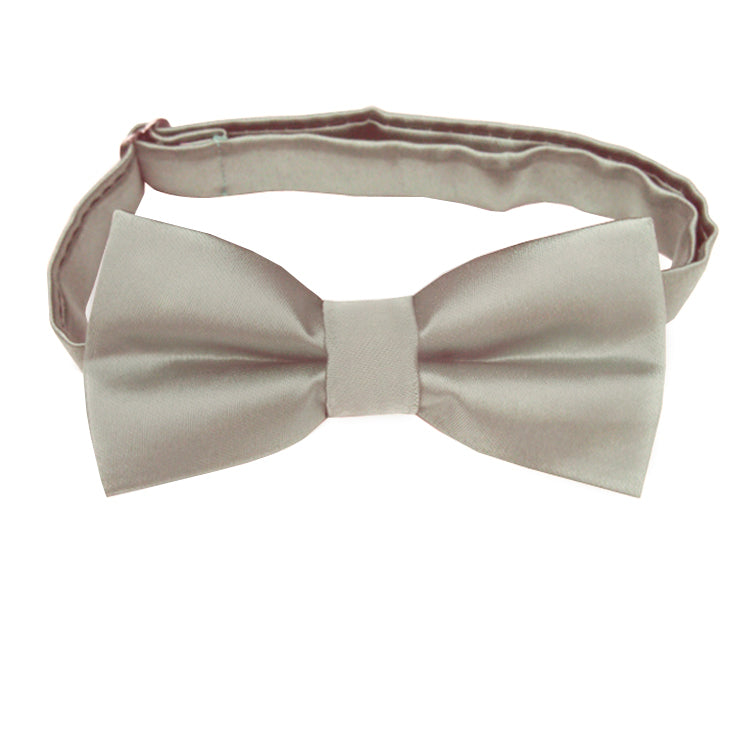 Champagne Platinum White Gold Boys Bow Tie