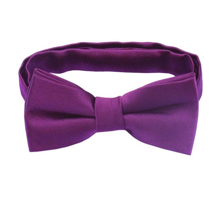 Plum Purple Boys Bow Tie