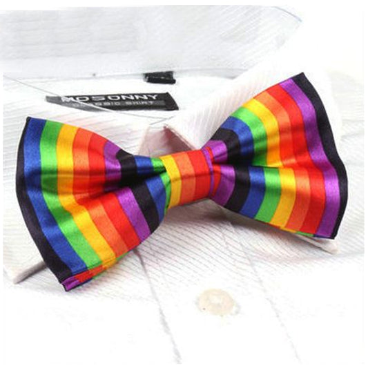 Boy's Rainbow Bow Tie 