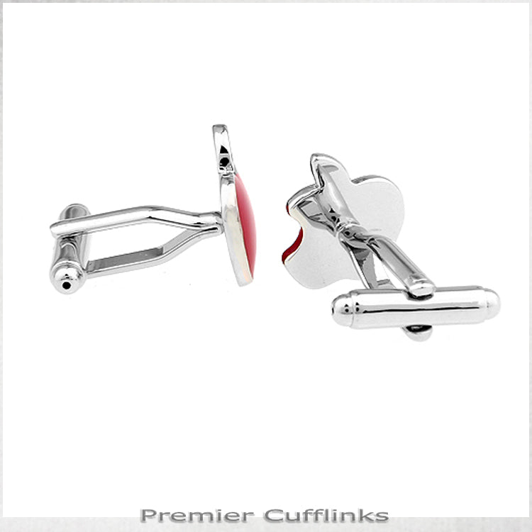 Red Apple Cufflinks