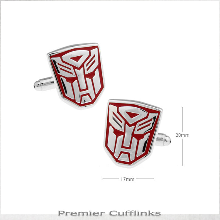 Red Autobot Cufflinks