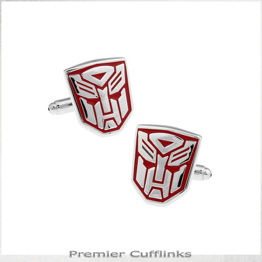 Red Autobot Cufflinks