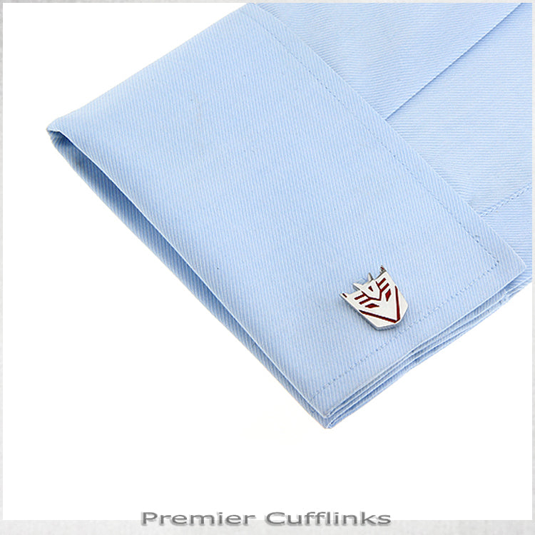 Red Decepticon Cufflinks
