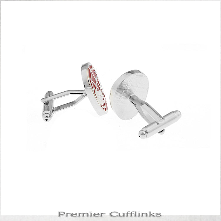 Red Spiderman Cufflinks