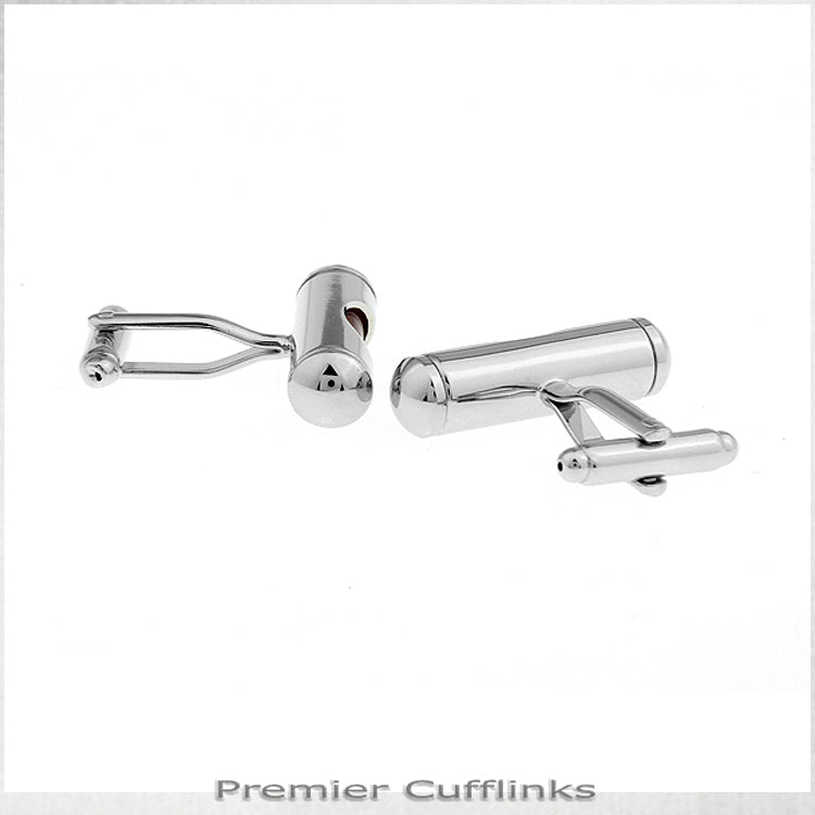 Red Spirit Level Cufflinks