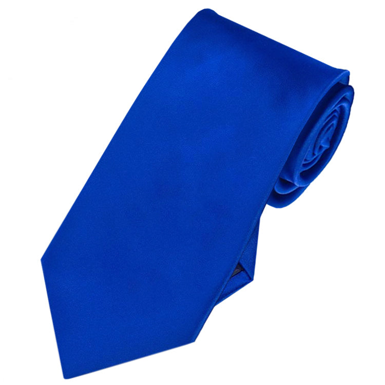 royal blue slim tie 