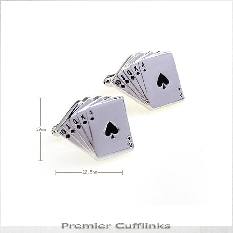Royal Flush Cufflinks