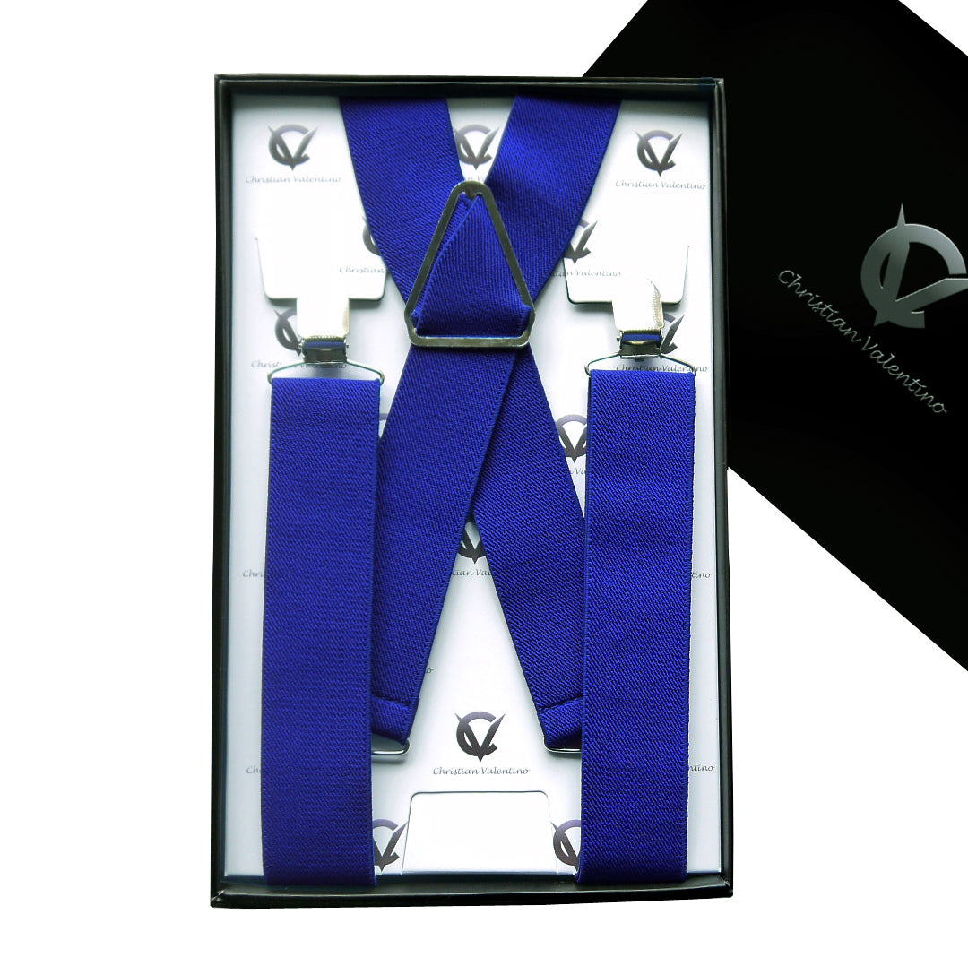 Men's Electric Blue X3.5cm Braces 